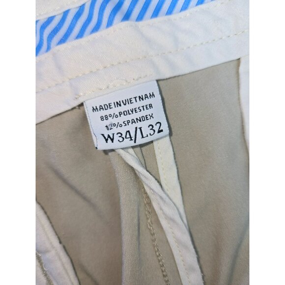 Footjoy FJ Mens Beige Performance Tour Golf Pants 34x32 - Picture 5 of 8